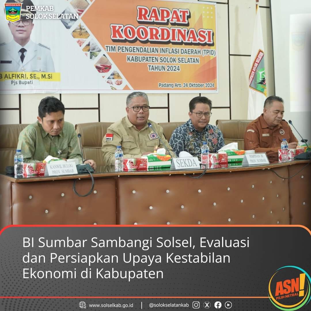 BI Sumbar Sambangi Solsel, Evaluasi dan Persiapkan Upaya Kestabilan Ekonomi di Kabupaten