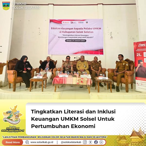 Tingkatkan Literasi dan Inklusi Keuangan UMKM Solsel Untuk Pertumbuhan Ekonomi