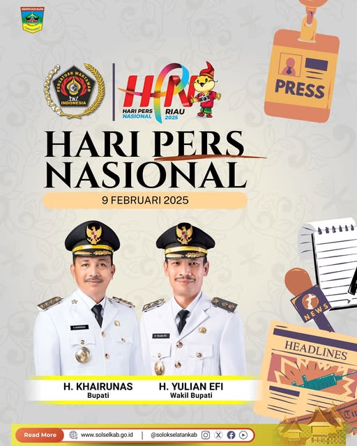 Selamat Hari Pers Nasional untuk seluruh insan pers di Indonesia! Semoga semangat profesionalisme, integritas, dan dedikasi selalu menyertai langkah kalian.