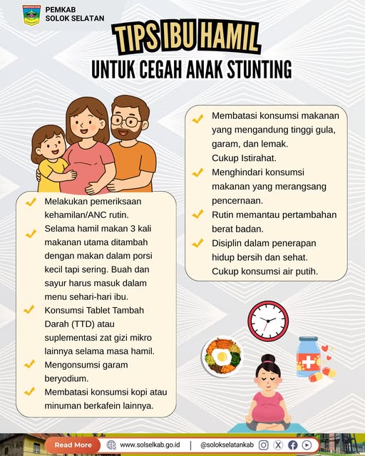 Mencegah stunting pada anak bisa dilakukan sejak ibu mengandung, lho.