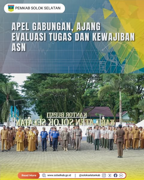 Apel Gabungan, Ajang Evaluasi Tugas dan Kewajiban ASN