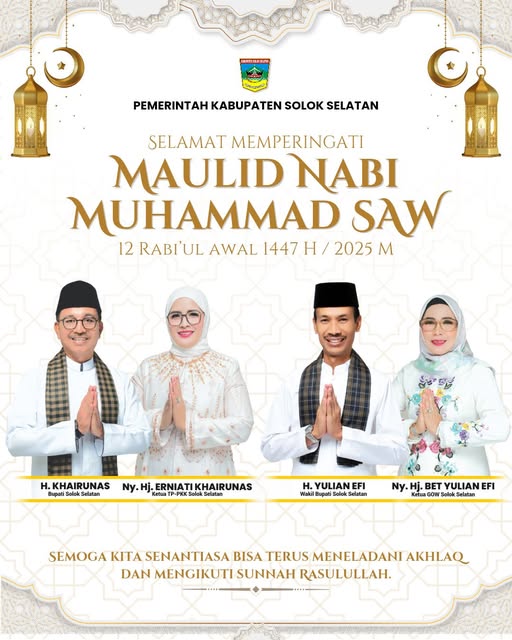 Peringatan Maulid Nabi Muhammad SAW adalah momentum untuk meneladani akhlak dan budi pekerti serta mencintai Rasulullah.
