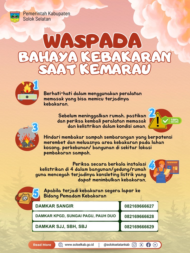 Bahaya Kebakaran Saat Kemarau