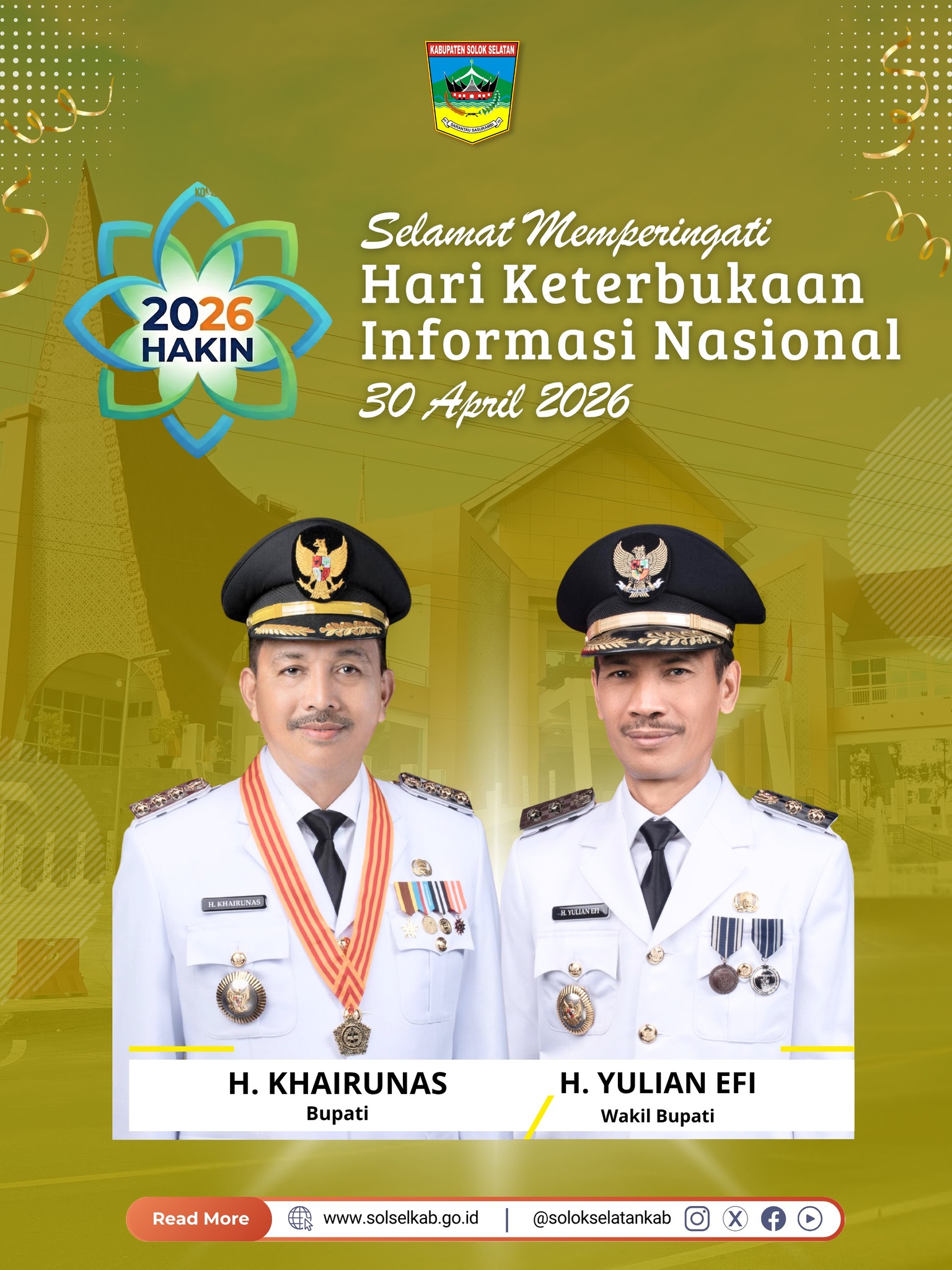 Selamat Hari Keterbukaan Informasi Nasional (HAKIN)