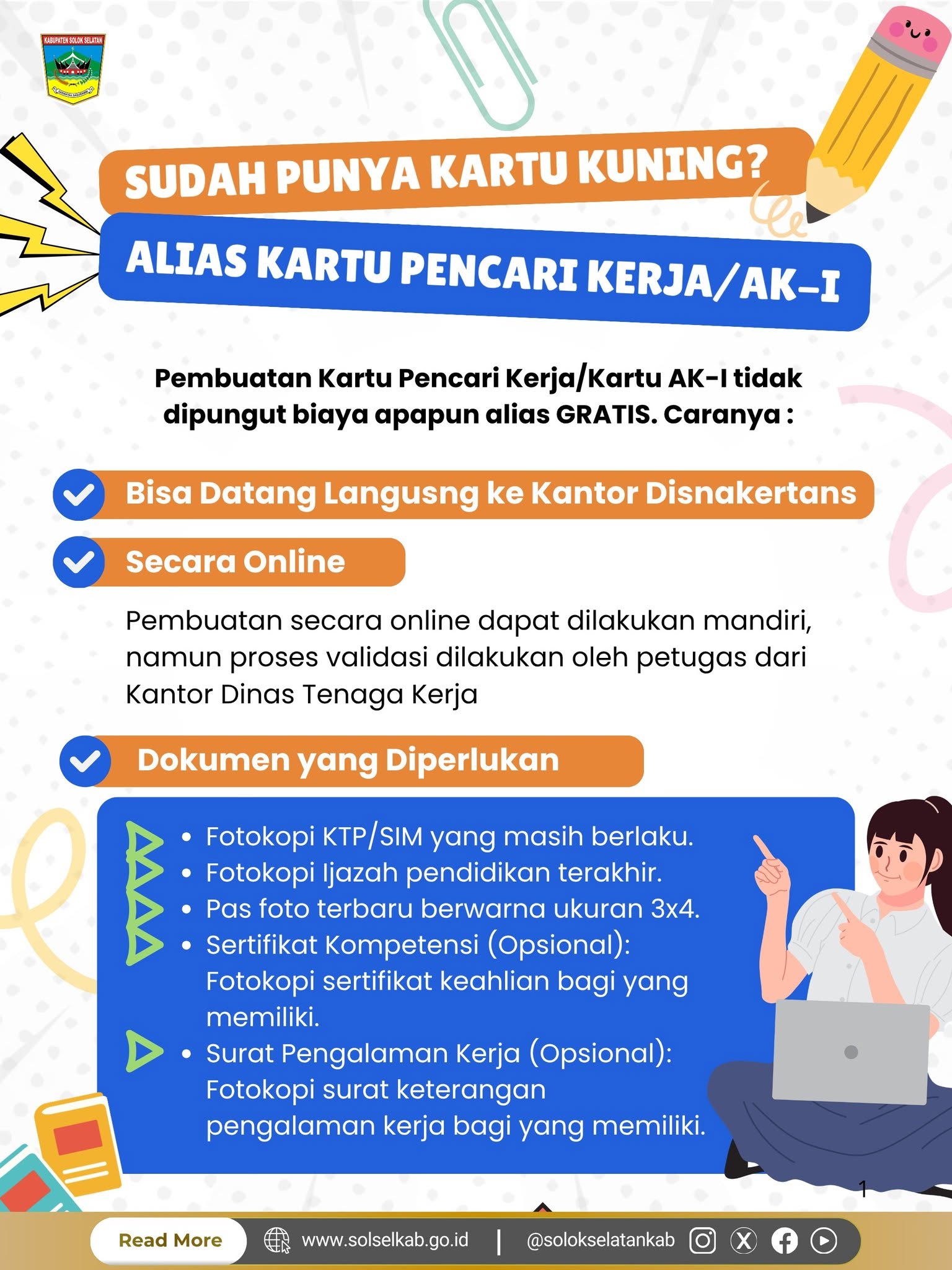 Yuk Ngurus Kartu Kuning alias Kartu AK-1
