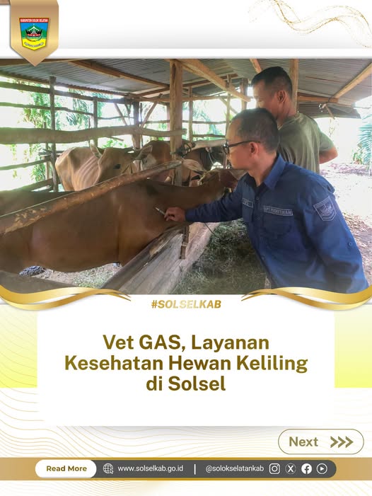 Hadirkan Vet GAS, Layanan Kesehatan Hewan Keliling di Solsel
