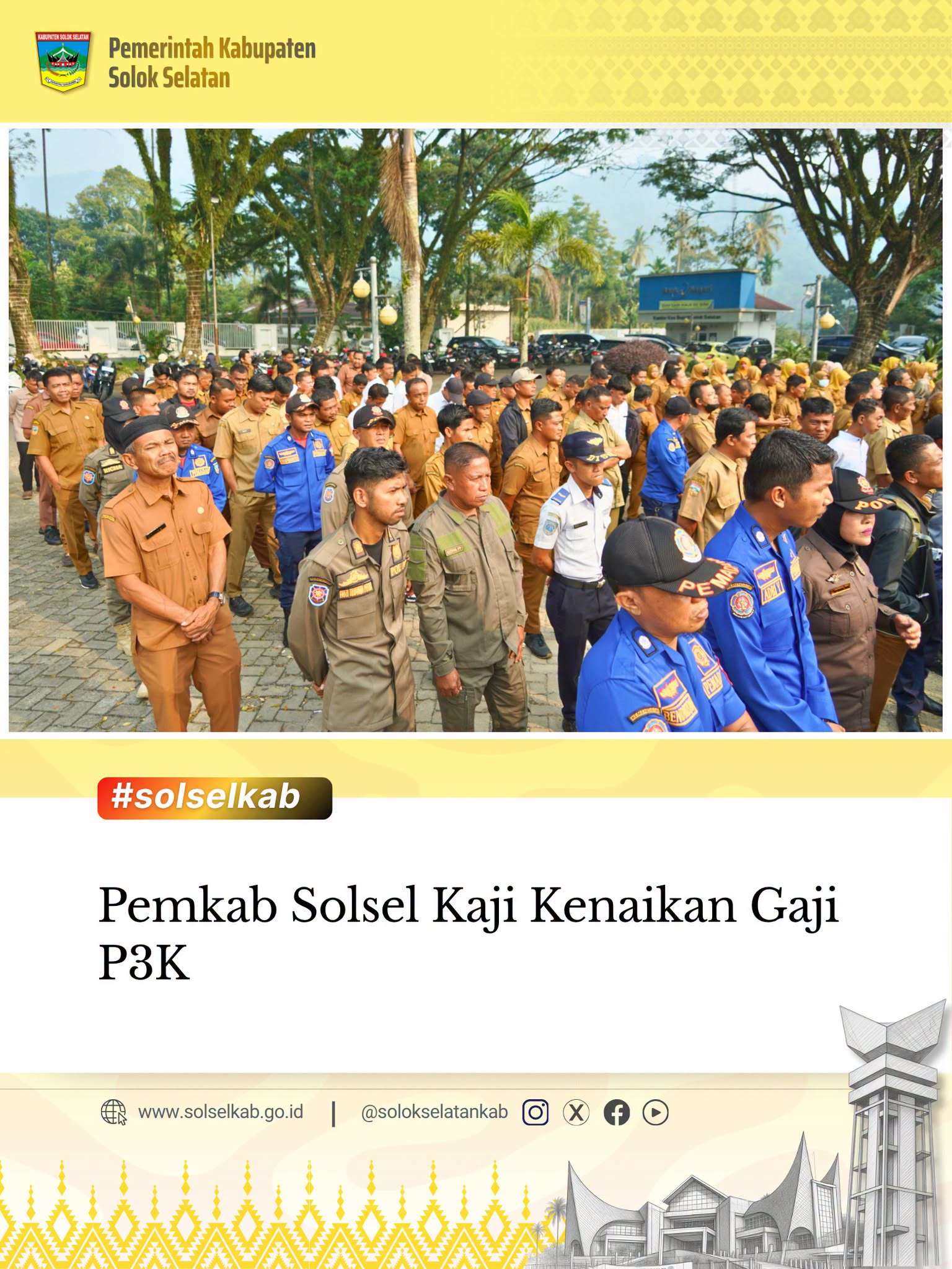 Pemkab Solsel Kaji Kenaikan Gaji P3K
