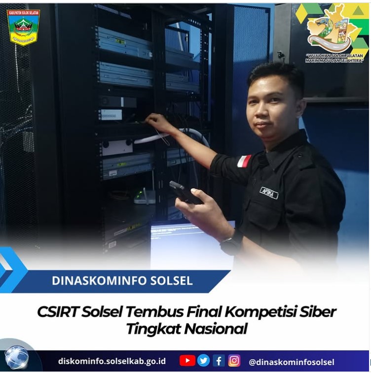 CSIRT Solsel Tembus Final Kompetisi Siber Tingkat Nasional