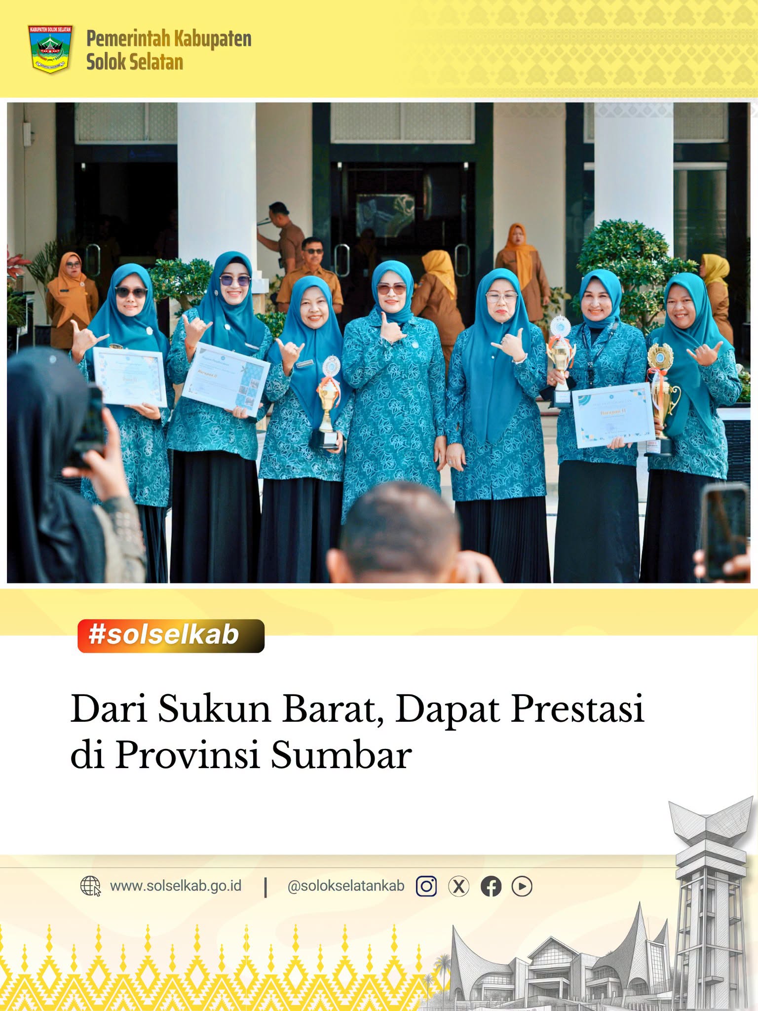 Dari Sukun Barat, Dapat Prestasi di Provinsi Sumbar