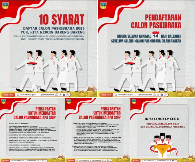 Halo Siswa-Siswi Kabupaten Solok Selatan, sudah siap untuk jadi Calon Paskibraka 2025?